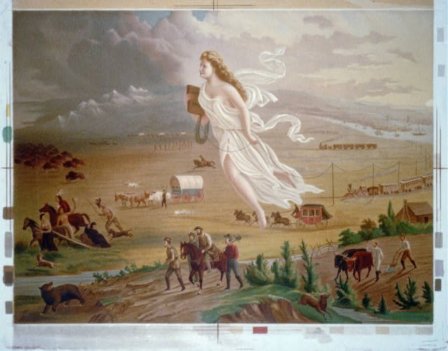 American Progress Painting by George Circuit